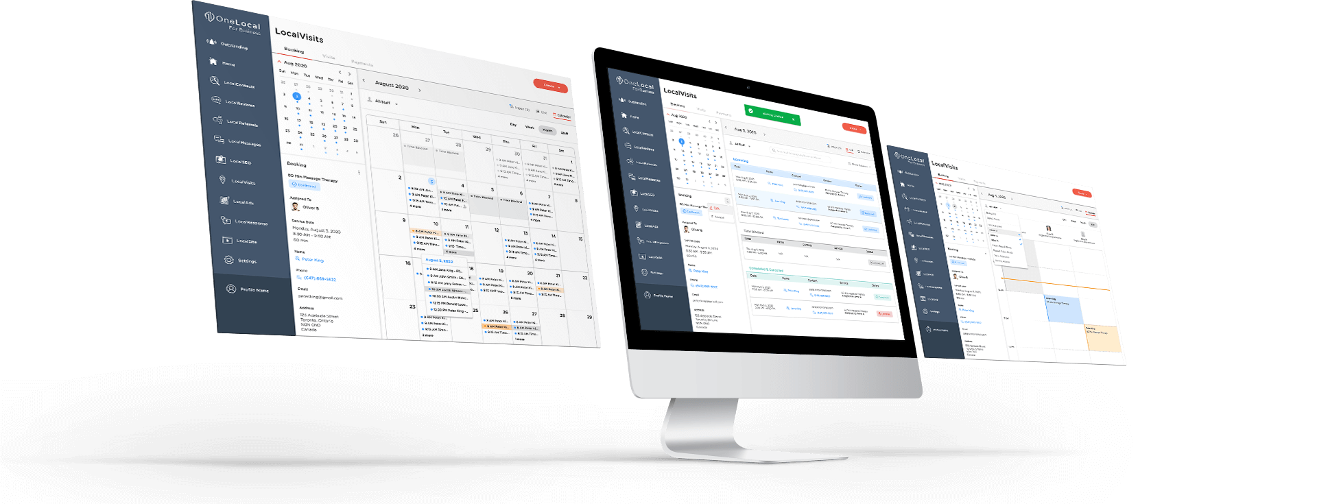 OneLocal LocalBookings Dashboard