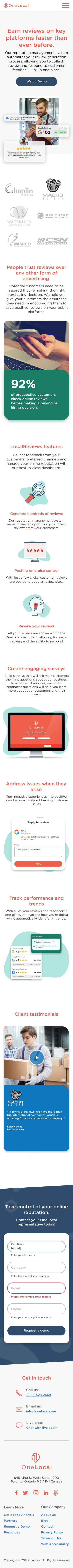 LocalReviews product page