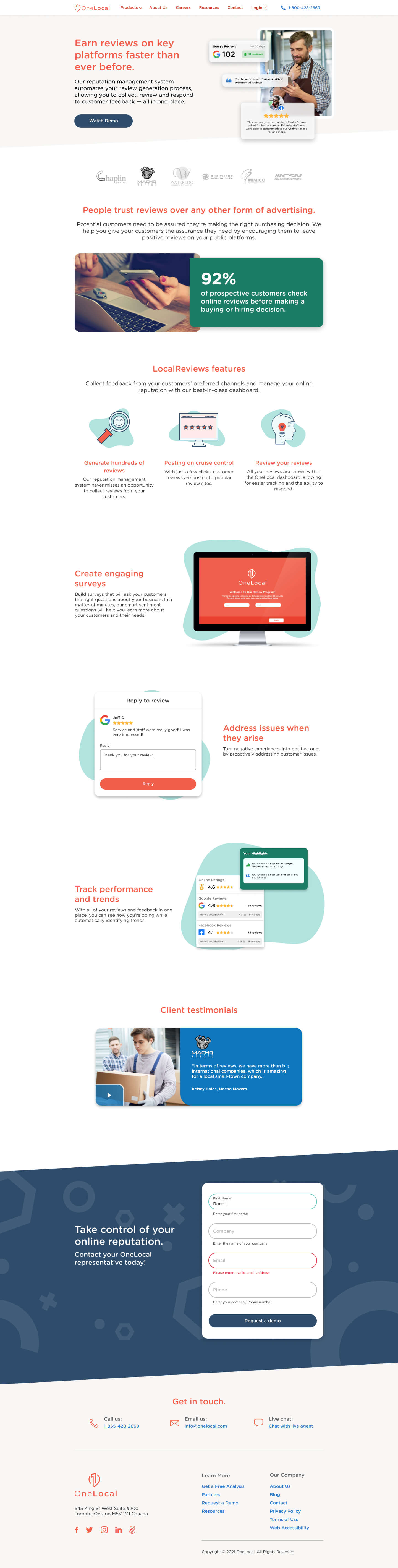 LocalReviews product page